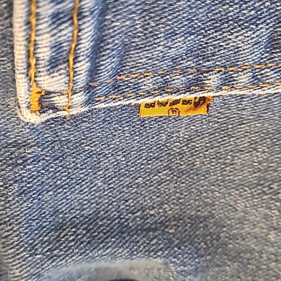 VINTAGE LEVI'S 517 ORANGE TAB BOOTCUT JEANS 40x32 - Picture 6 of 10